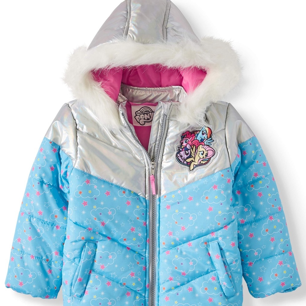 Toddler Girls My Little Pony Pufffy Jacket 2T